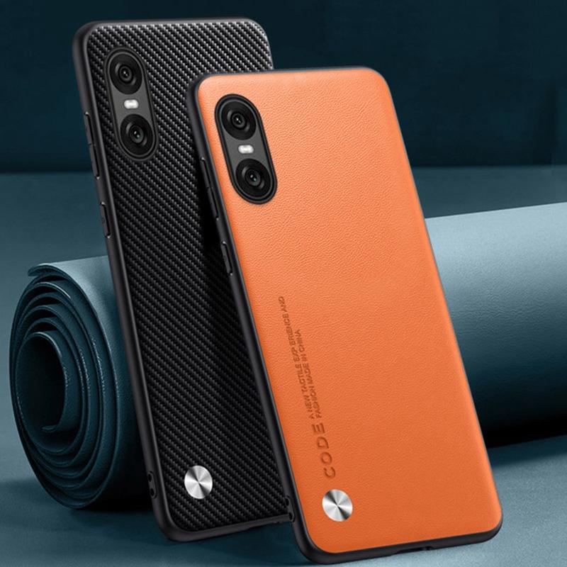 Роскошный чехол из искусственной кожи для Sony Xperia 10 VI 10VI, задняя крышка, матовый силиконовый защитный чехол для телефона Sony Xperia 10 V 10 IV 5G