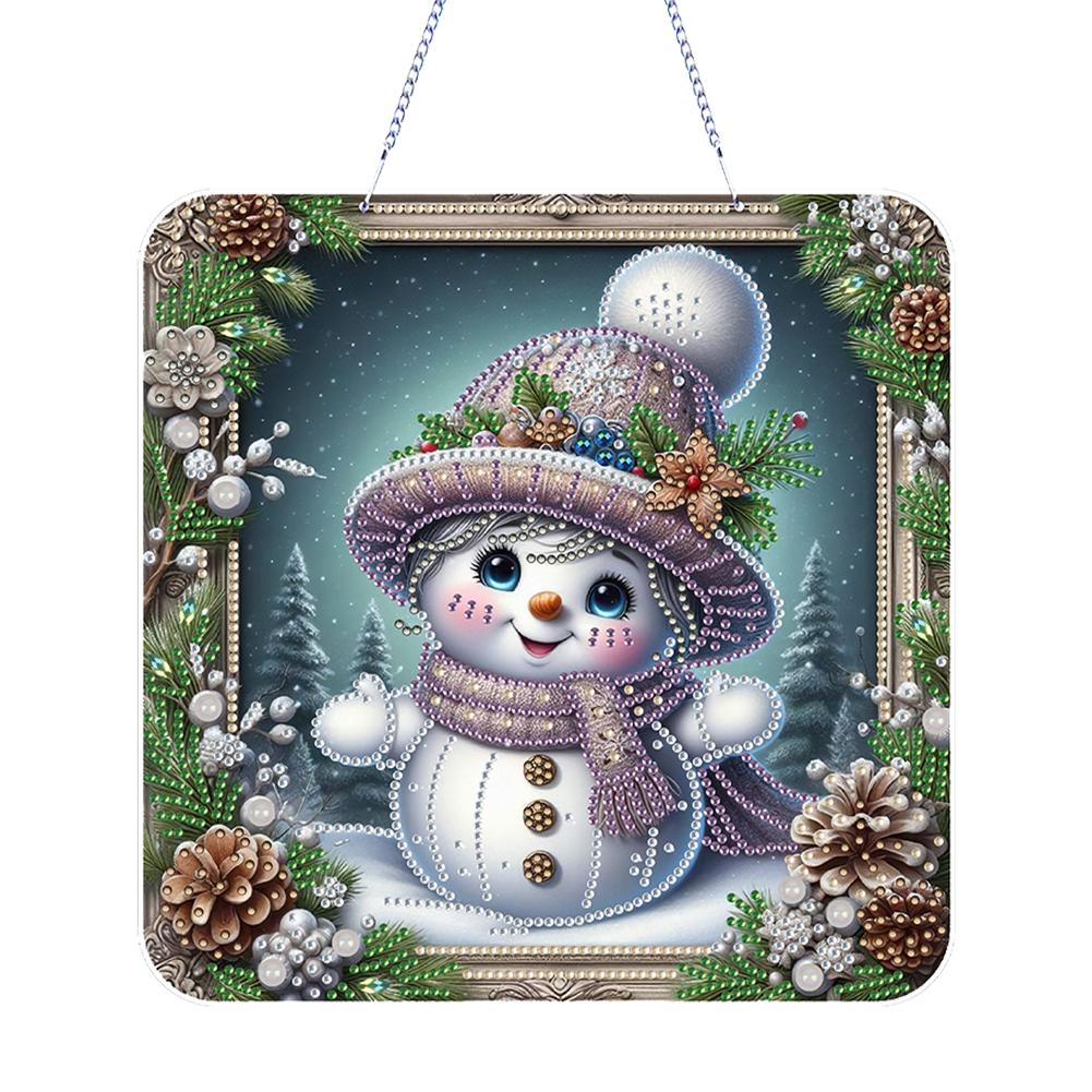 2D Плоские Наборы для Алмазной Живописи Сделай Сам, Подвески для Окна, Алмазная Мозаика из Страз, Алмазная Живопись, Подвеска-Шарм для Дома Сделай Сам