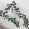 Artificial Simulation Green Plant Vine 72 Mesh Money Leaf Eucalyptus Leaf Home Decoration Simulation Eucalyptus Vine
