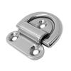 Folding Pad Eye D Ring Silver Replacement Accessories Versatile Tie Down Ring