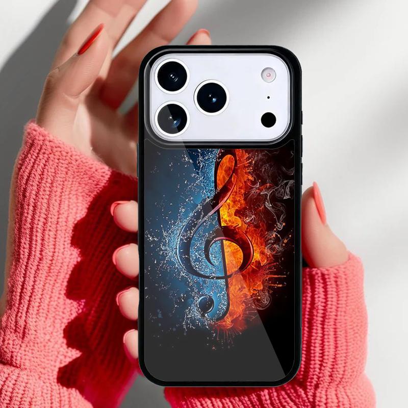 Музыкальные ноты Классическая музыка Искусство Чехол для телефона для iPhone 17 Air 16e 15 14 13 Pro Max Задняя крышка для 12 11 Pro Coque