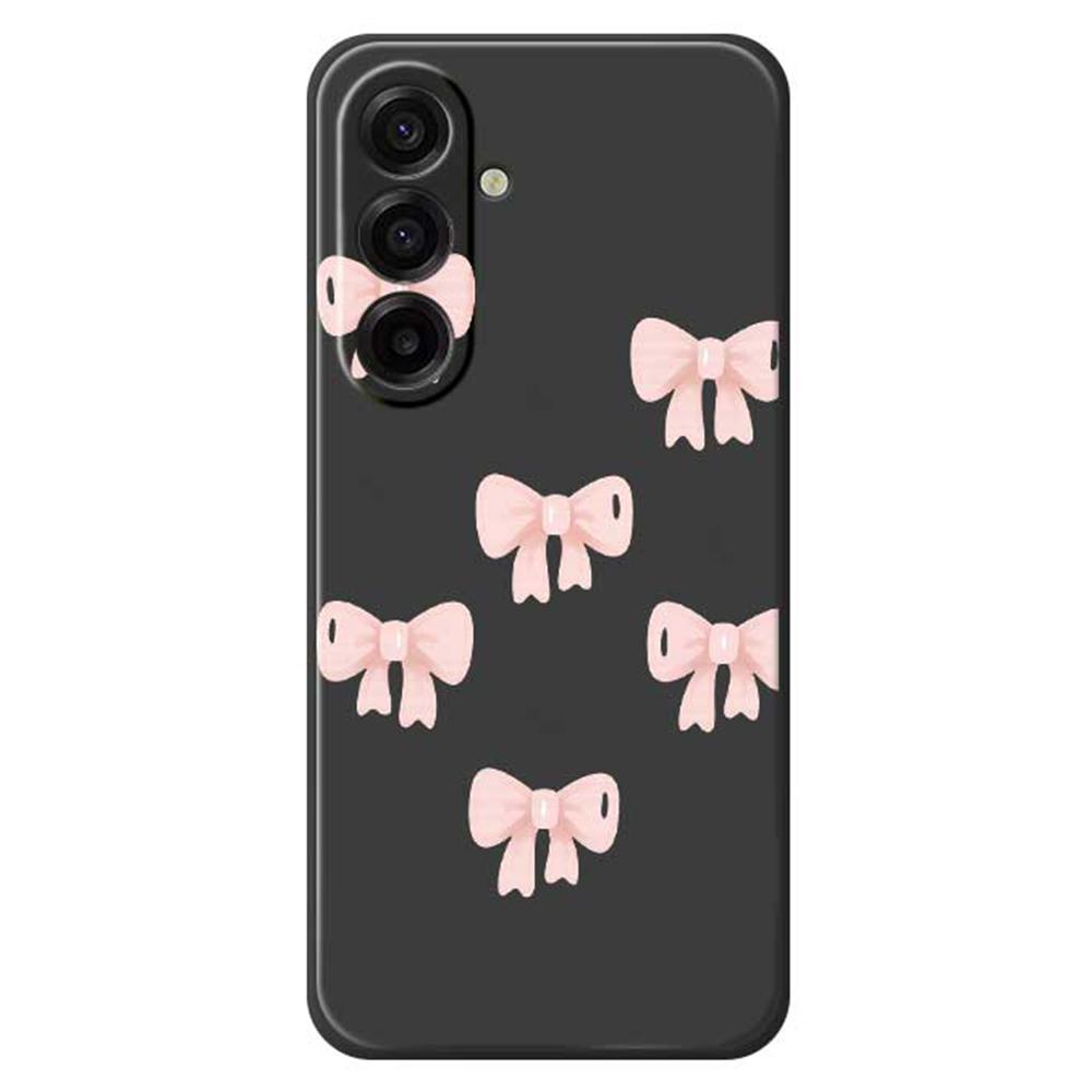 For Samsung Galaxy A17 5G Case Bows Pattern Printing Straight Edge TPU Phone Back Cover