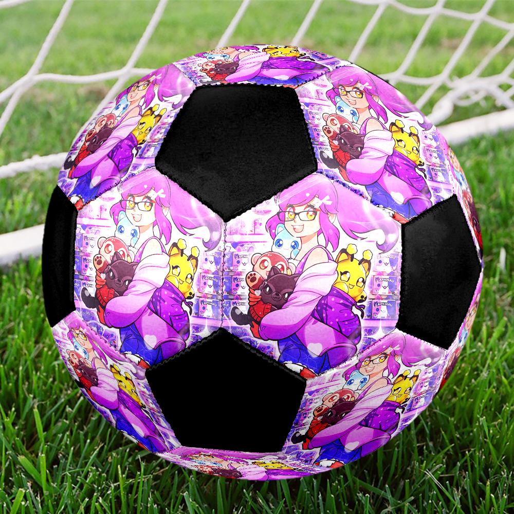 Aphmau Theme Size 5 Soccer Ball, Suitable for Both Indoor and Outdoor Matches, a Gift Suitable for Everyone.