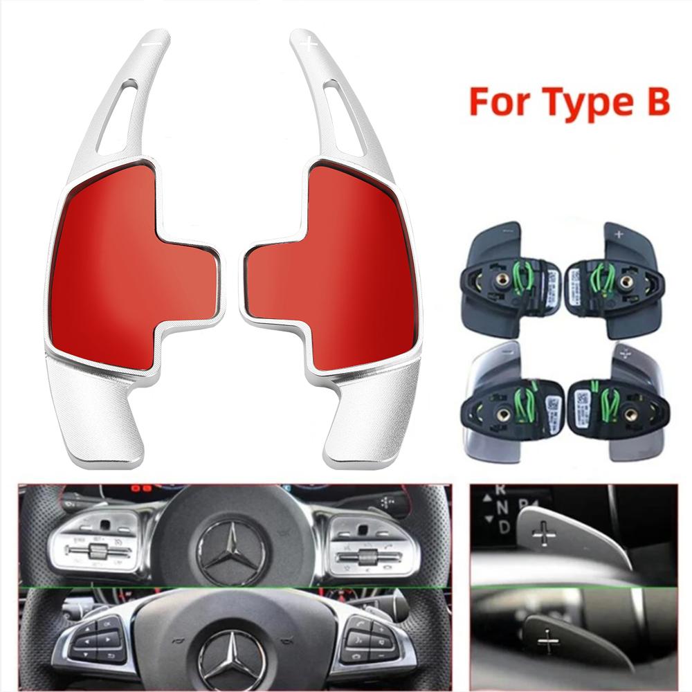 Car Steering Wheel Paddle Shifter Gear Shift Extension For Mercedes-Benz A Class W177 sedan V177 B C E Class W205 W246 W213 GLA
