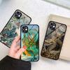 Tpu Fashion Case For Iphone 13 Pro Max Xs X Se 7 6s Plus 11 Xr 8 12 Mini 14 Plus 11 Tempered Glass Chinese Tiger Dragon Cover