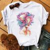 Fashion Flower Graphic Women Printed Tshirt New  Tshirt Graphic Tee Cute Women T-shirt Female Tee Shirt 90s Girls Tee Tshirt