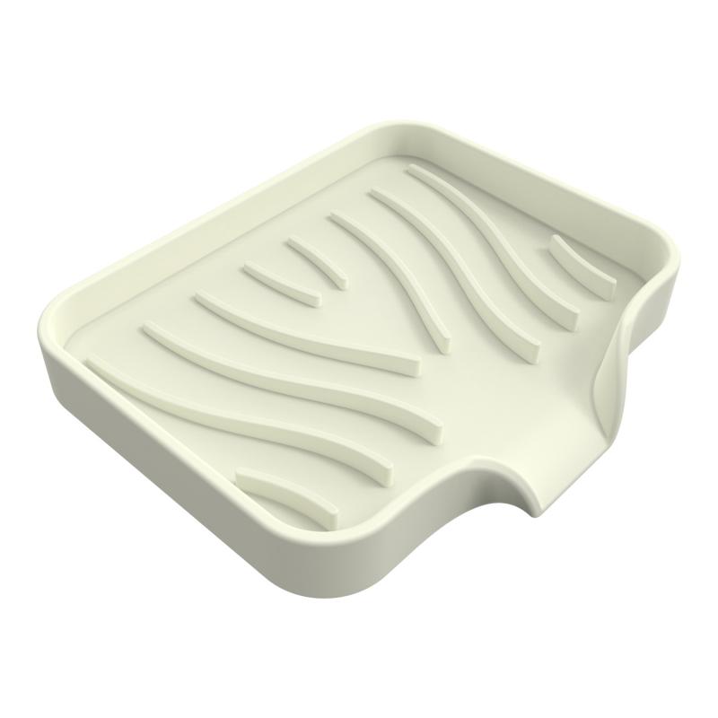 Bathroom Silicone Flexible Soap Dishes Storage Holder Soapbox Plate Tray Drain Bath Tools