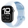 Силиконовый Ремешок Для Apple Watch 11 10 46мм 42мм 9 8 7 45мм 41мм Ultra 3/2 49мм Спортивный Браслет Ремешок iWatch 6 5 4 SE 44мм 40мм