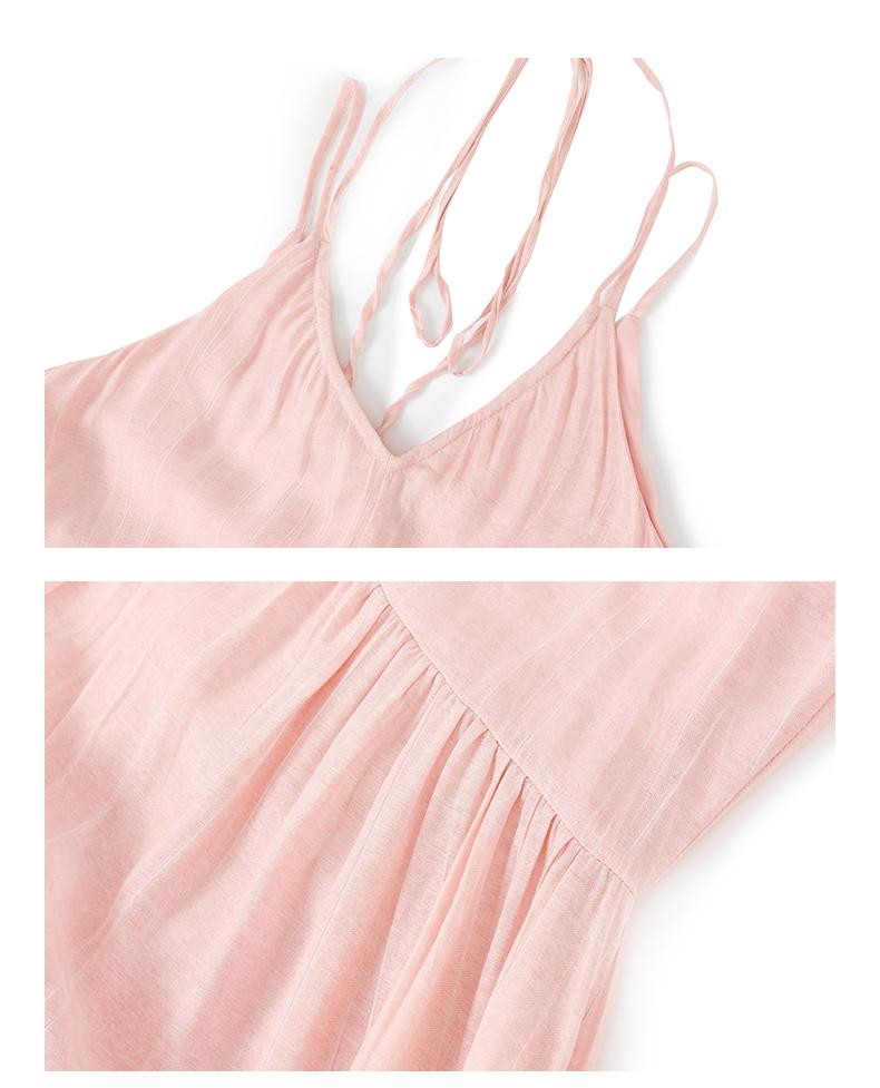 Temperament Hanging Neck Strap Skirt