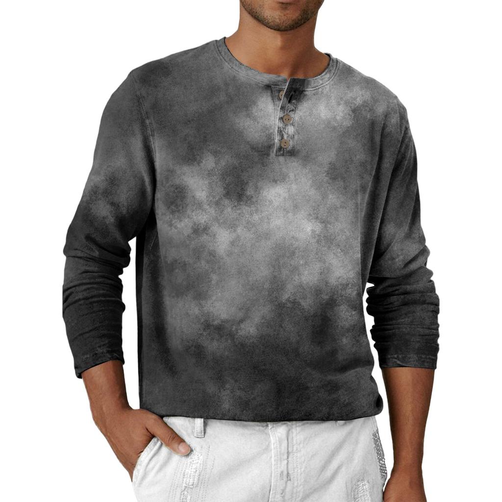 Мужская свободная повседневная толстовка с длинными рукавами, лацканами и застежкой-молнией