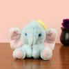 Charming Elephant Plush Toy Keychain Soft And Colorful Baby Shower Gift For Children