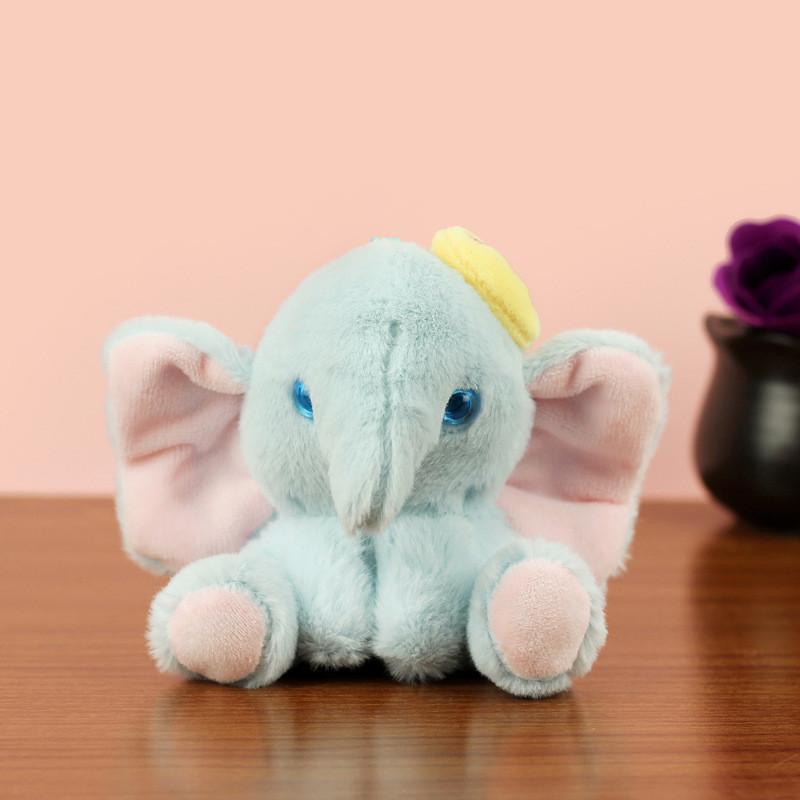 Charming Elephant Plush Toy Keychain Soft And Colorful Baby Shower Gift For Children