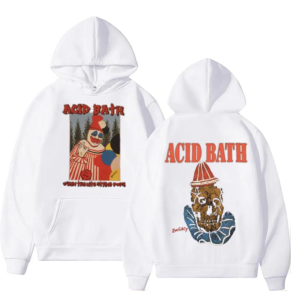 Acid Bath When The Kite String Pops Худи с графическим принтом из альбома Мужчины Женщины Флис Хлопок Толстовка Мужская Готическая Оверсайз Худи