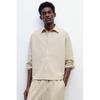 H M Loose Fit sHirt Beige