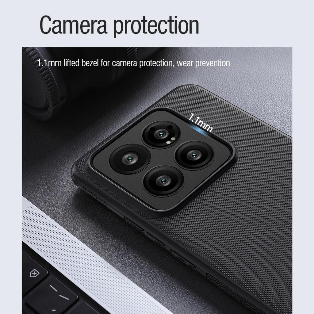 Nillkin Super Frosted Shield Pro Magnetic Case For Xiaomi 14 Pro - Black