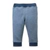MIKI HOUSE Long Solid Stretch Made in for Boys and Indigo Pants, Logo, Color, Jersey, Japan, Girls, Baby, Kids, Children's Clothing, 130cm, Blue,