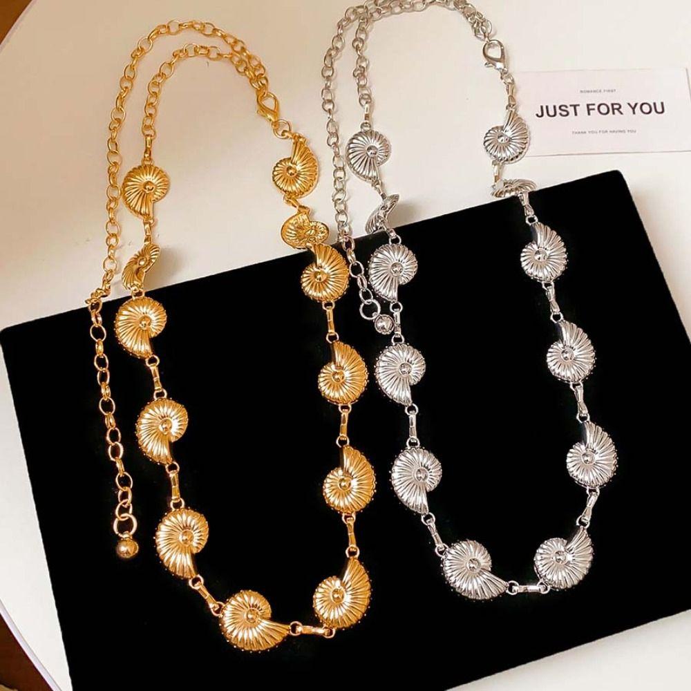 Bohemian Body Chain Adjustable Shell Waist Link Fashion Conch Waist Decorations For Women