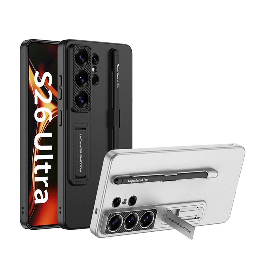GKK For Samsung Galaxy S26 Ultra Case Slim Kickstand PC Phone Back Cover with Stylus