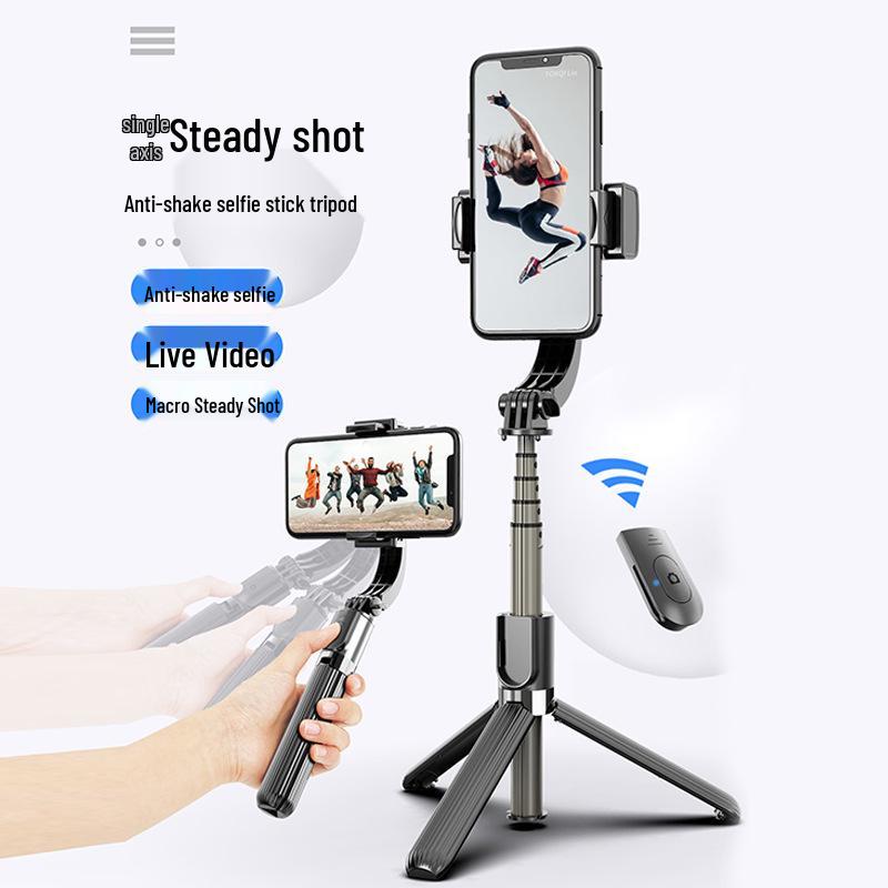 Single-Axis Handheld Mobile Stabilizer & Selfie Stick with Remote Control