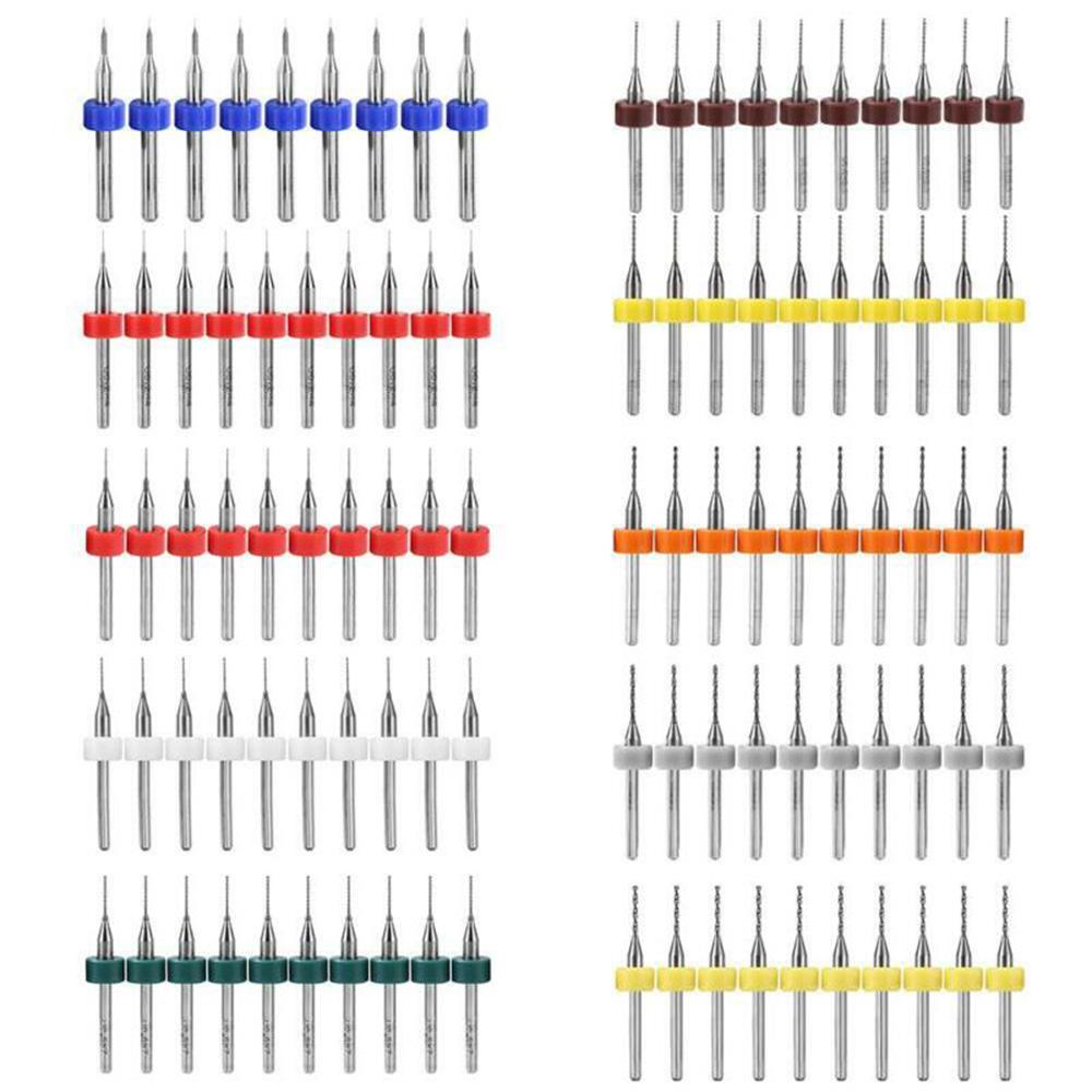 Power Tools PCB Drill Bits Supplies 10pcs Circuit Board Carbide Twisted