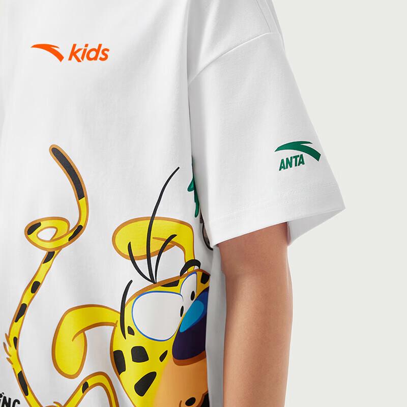 Anta Kids' Matthew the Long-tailed Leopard Breathable T-Shirt