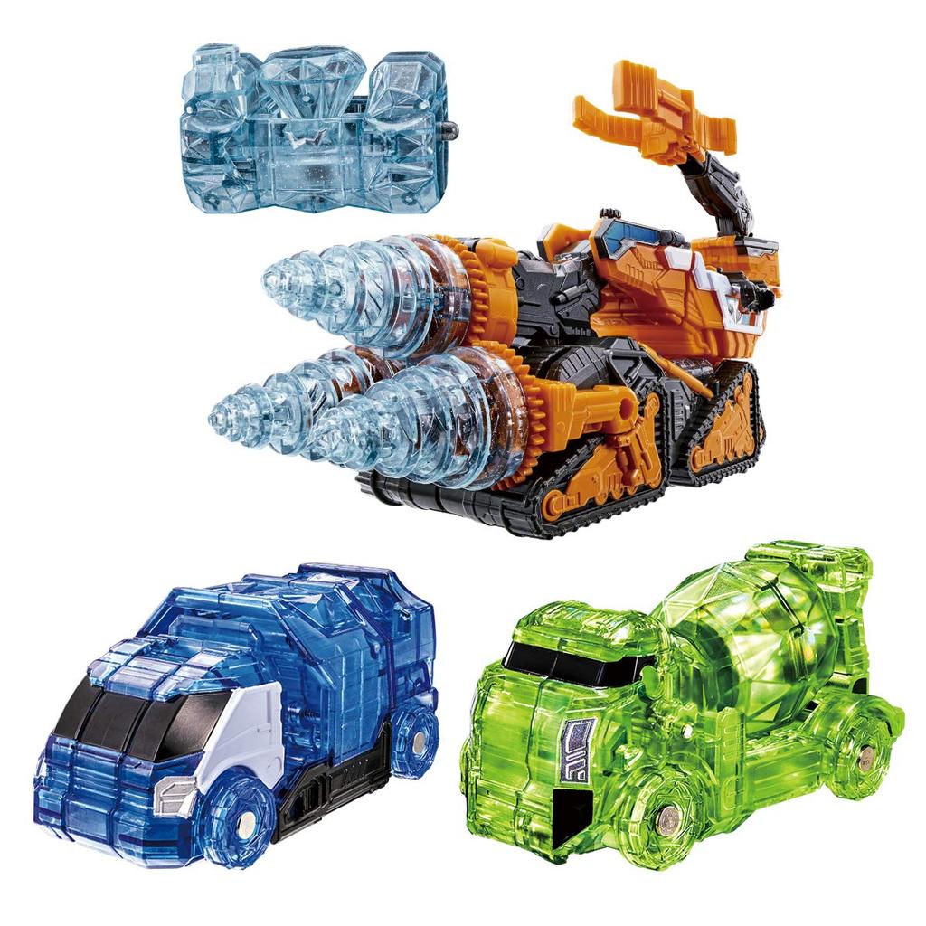 Bandai Машин Сэнтай Кирамагер Машин Трансформация DX Гигантский Бурильщик Набор Машинного Оружия