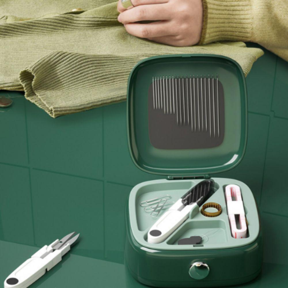 Durable Magnetic Sewing Box Set Hand Sewing Tools Small Sewing Box New Household Sewing Box