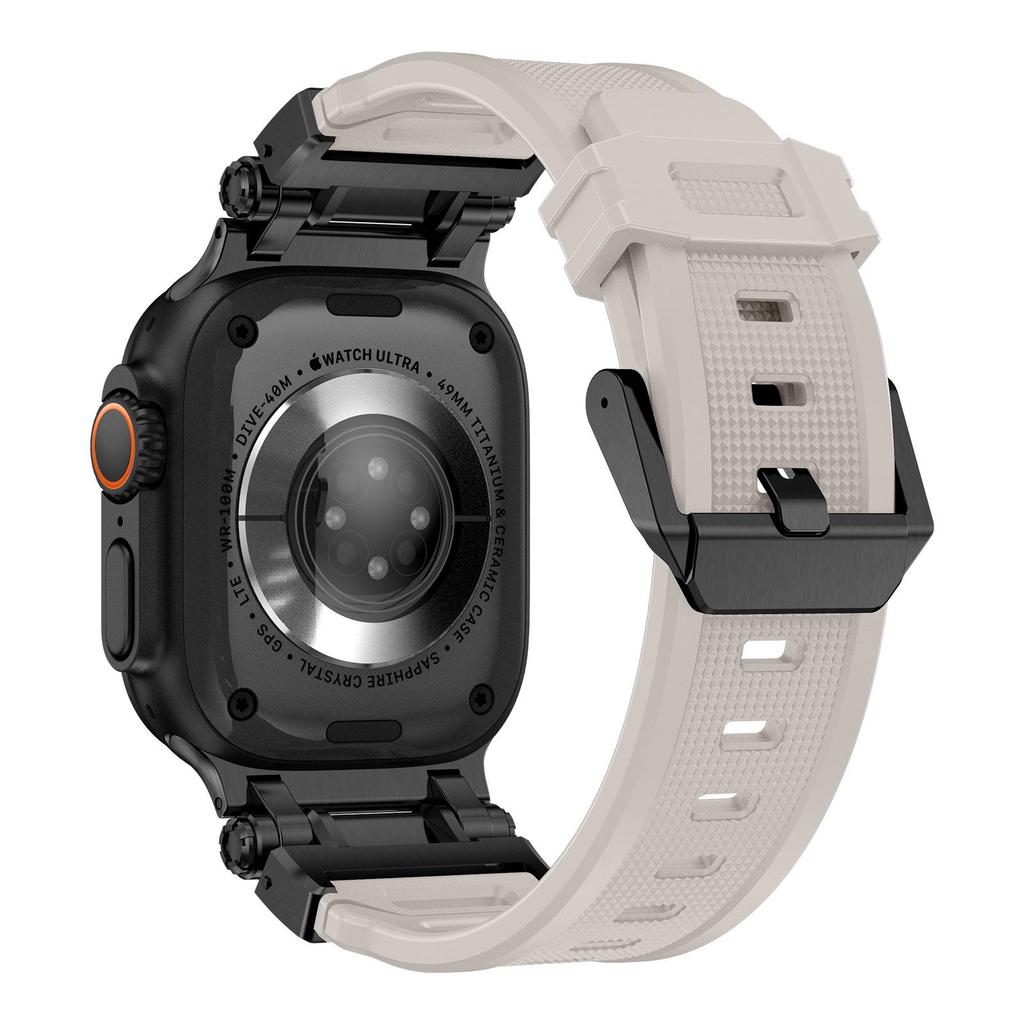 Совместимый ремешок из титанового сплава Explorer для Apple Watch Ultra2/S9876SE TPU