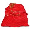 Санта-Клаус Рождественский игрушечный мешок Красный плюшевый бархатный подарок костюм аксессуар
