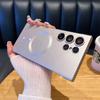 Ультратонкий чехол без полей для Samsung S24 Ультра беспроводной чехол Magsafe для Samsung Galaxy S23 25 Ультратвердый тонкий чехол