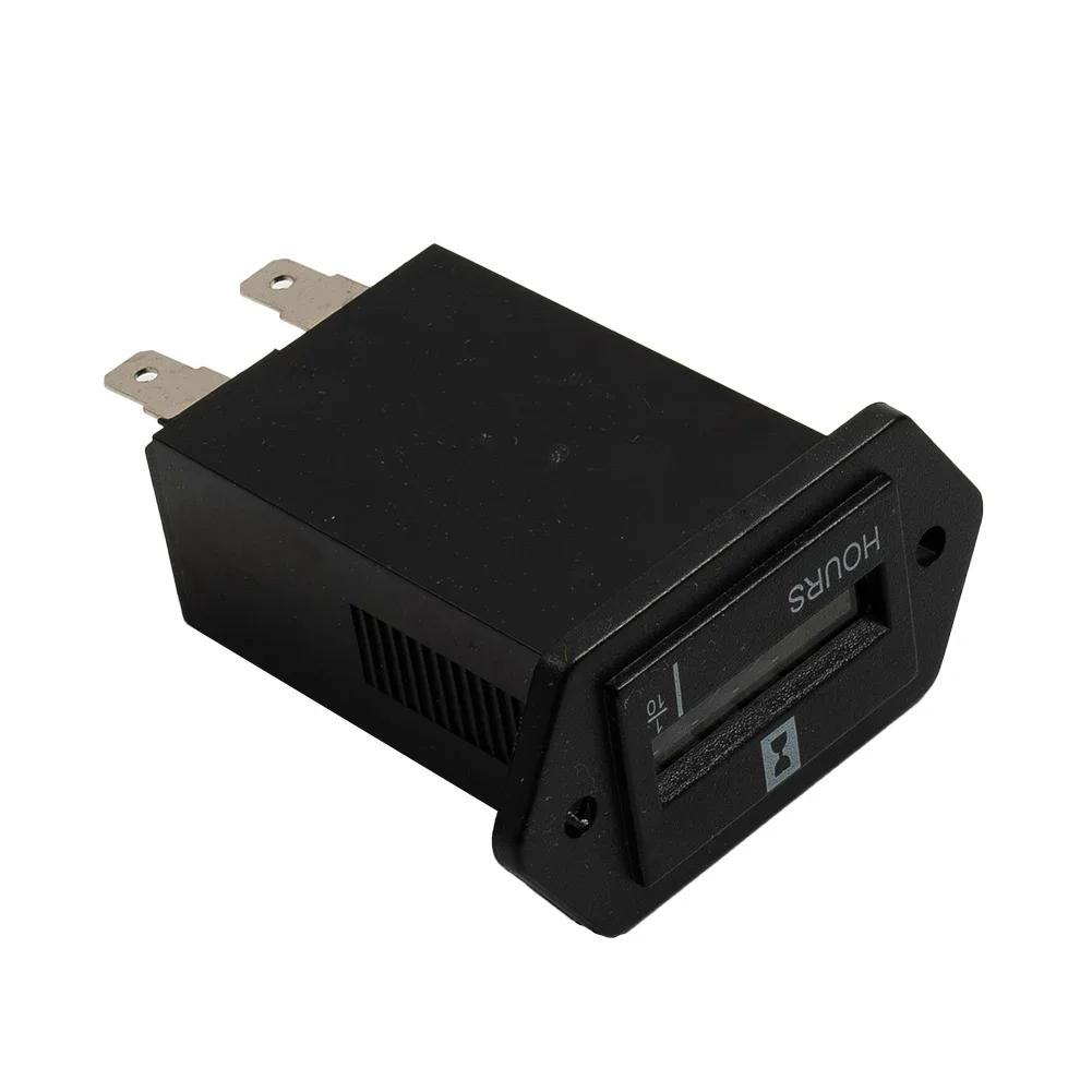 Chronograph Hour Meter 1pcs Replacement ABS Accessories Black Dash Panels Dust-proof Engine Mechanical Damp-proof