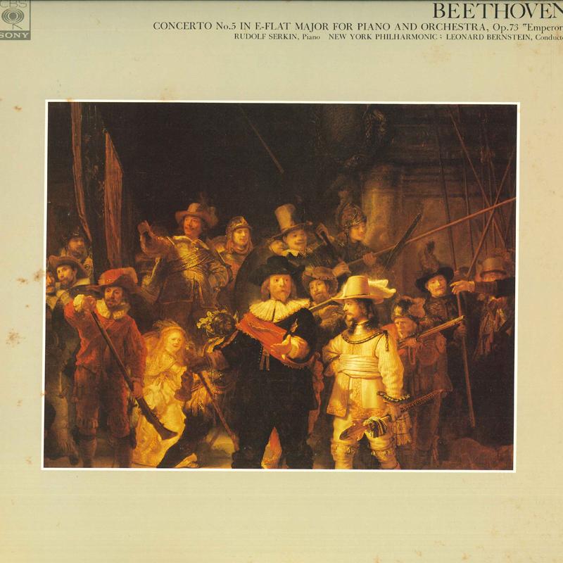 LP Record SERKIN, BERNSTEIN, NEW YORK PHILHAR - Beethoven, Concerto No. 5 In E-flat FCCA539 COLUMBIA MASTER Japan Classical Used
