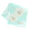 Paul Joe Chrysanthemum Stripe Handkerchief Hand [PAUL&JOE ACCESSOIRES] & & (Green) Women's Towel, Approx. 25cm, 000287-0006-02
