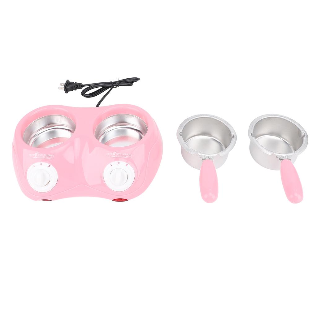 Электрический горшок для плавления шоколада с двумя горшками, позволяющий равномерно нагревать конфеты, подогреватель шоколада для