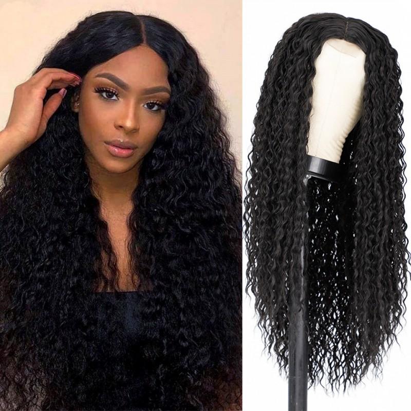 13x4 Lace Front Wig With Curly Hair Heat-Resistant Synthetic Long Women Natural Look Various Lengths Colors