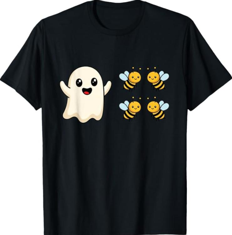 Boo Bees Shirt, Ghost Bees, Boo 4 Bees Funny Halloween T-Shirt
