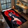 Sasuke Uchiha Curse Mark Transformation Rug Carpet Large Area Rug Non Slip Washable Floor Mat Gamer Room Bedroom Home Decor