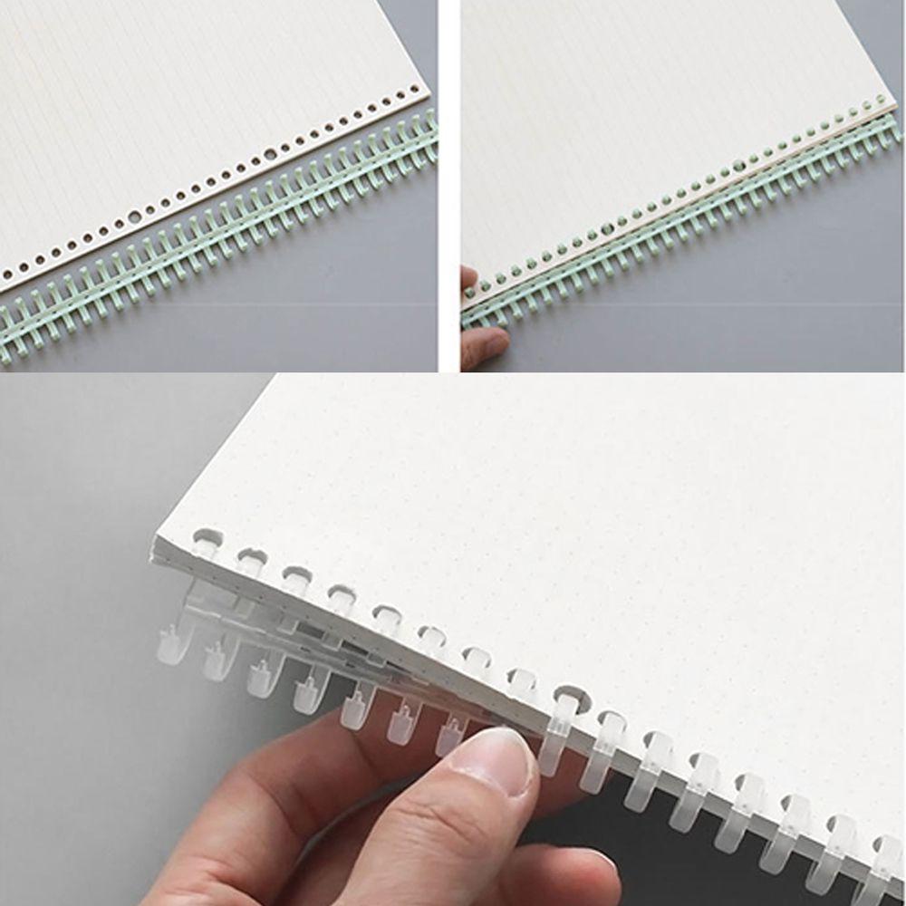 Гребни Альбом Переплет 30 Отверстий Кольца Круги Листы Книга A4 Тетрадь Зажимы для Переплета