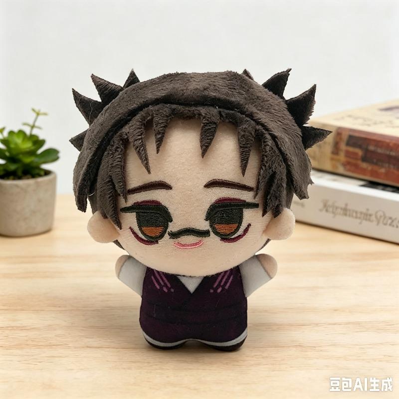 Cute Jujutsu Kaisen Mini Cotton Plush Yuji Megumi Toge Chibi Doll Soft Stuffed Pendant Gift for Anime Jujutsu Fans Collectible Merch