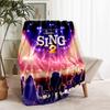 1pc Blanket - Sing Print Design, Lightweight Blanket for Sofa, Bed- Soft &Warm, Gift for All Seasons