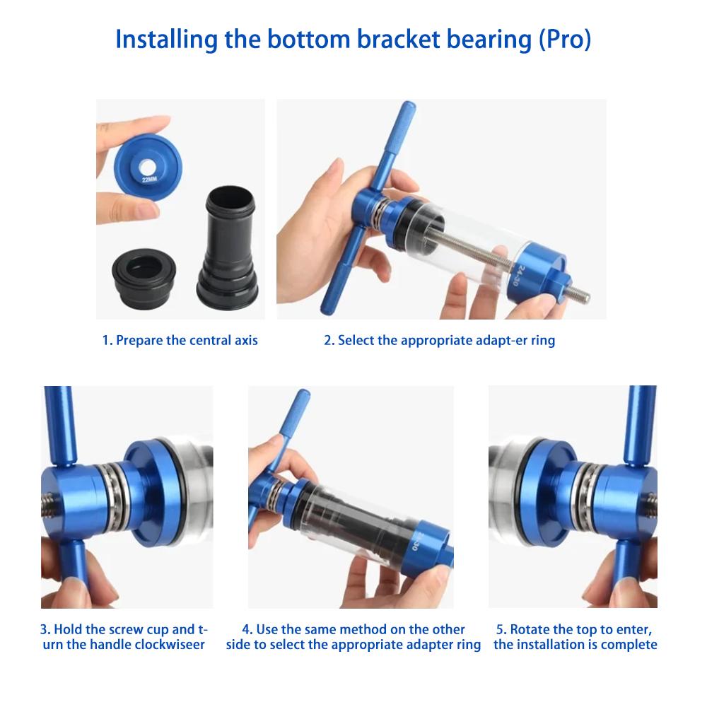 Professional Bicycle Bottom Bracket Press in Axle Static Installation and Disassembly Tool For BB86/BB30/BB91/BB92/PF30