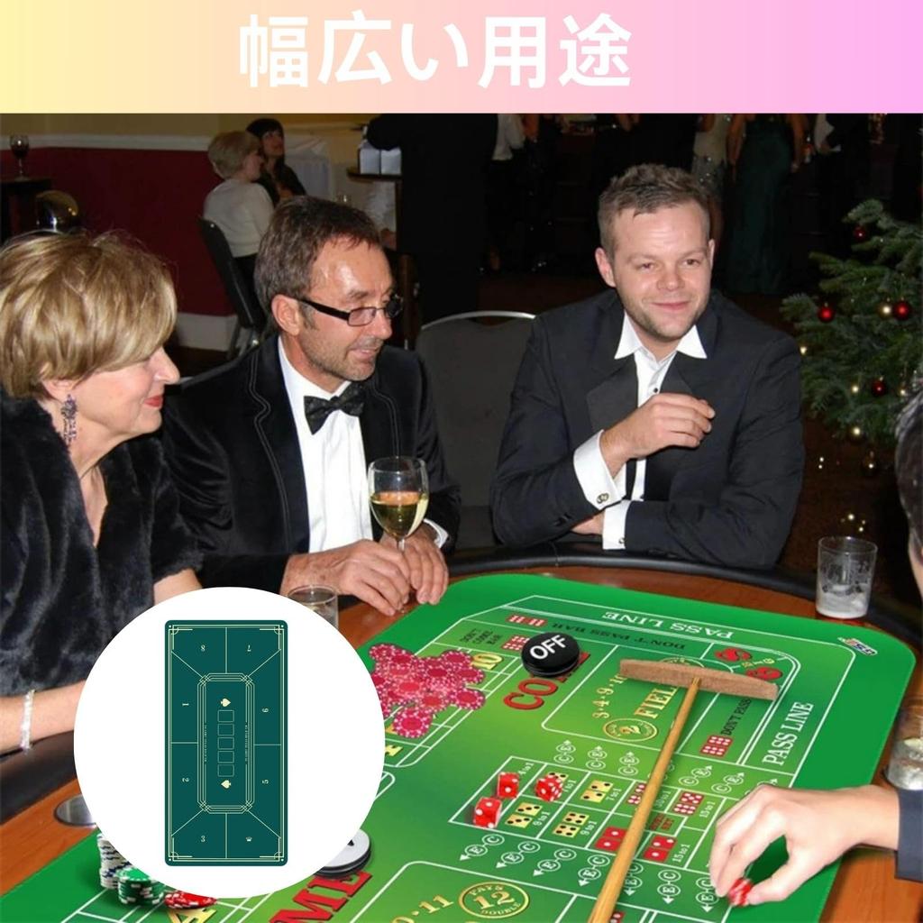 HOTQ Poker Mat Poker Table Resin Mat Poker Rubber Mat Hold'em 40800.2cm (Blue)