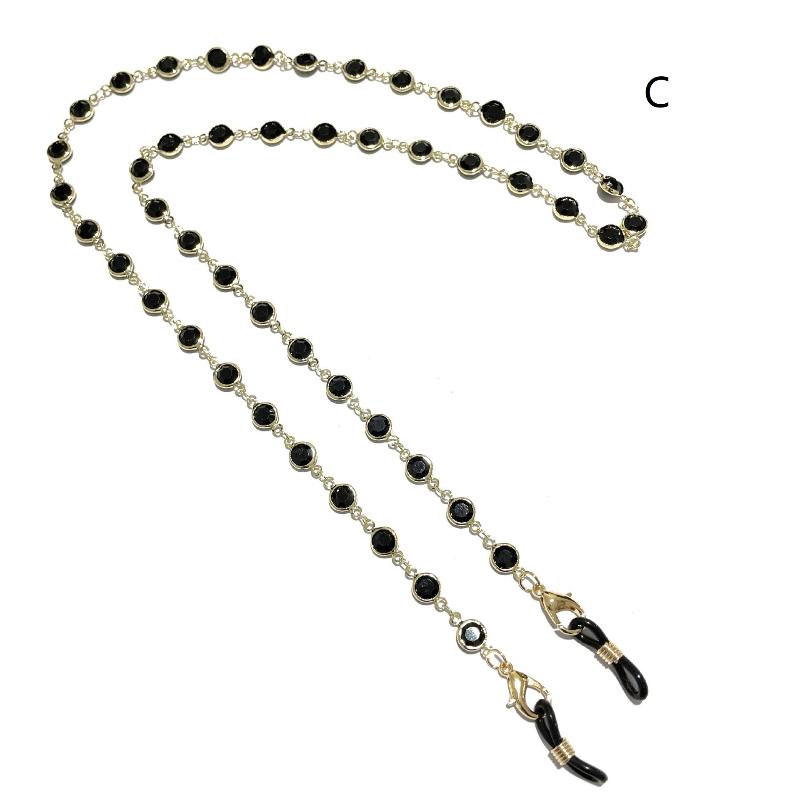 Sunglasses Holder Strap Anti-Loss Metal Eyeglass Chain Cord Lanyard for Women Outdoor Sports Vacation