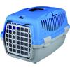 Capri 1 Transport Box - XS : 32x31x48 Cm - Light Grey and Blue - For Dogs and Cats