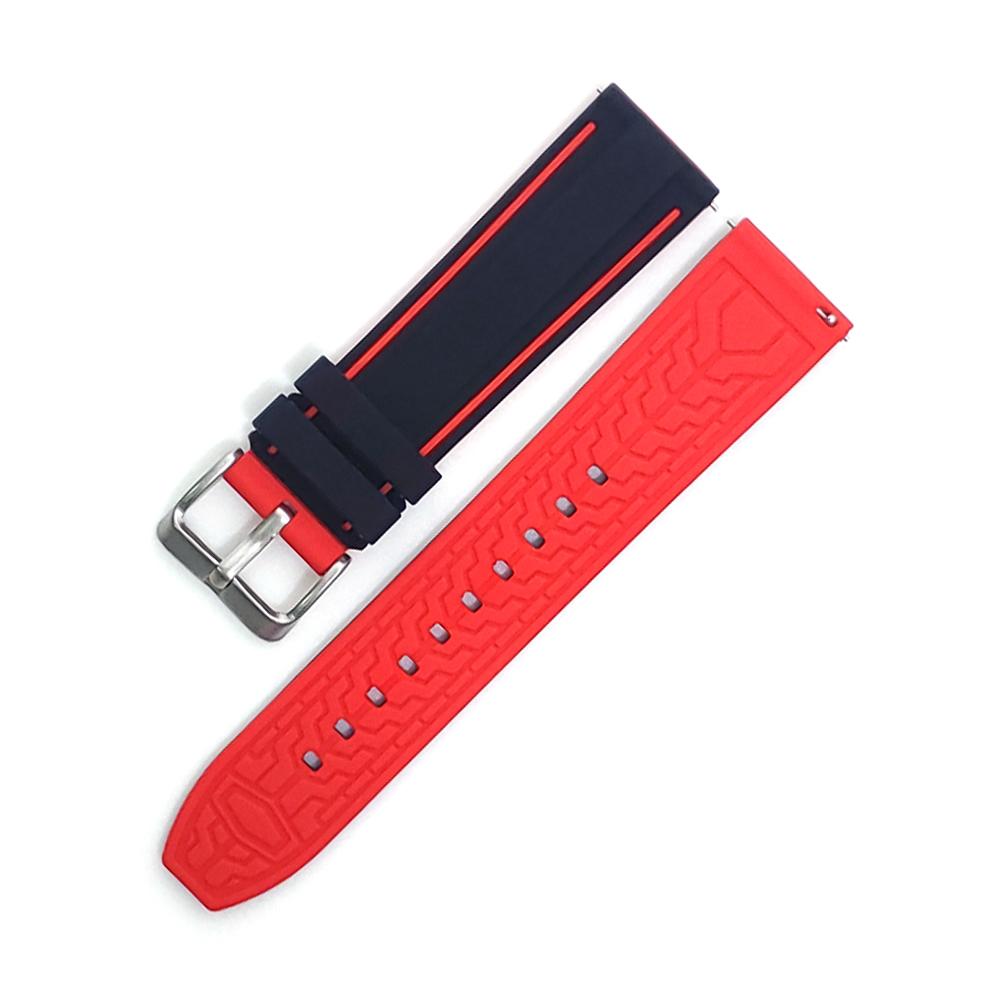 20mm 22mm 24mm Silicone Rubber Strap For Ticwatch Pro 5 Watch Band For Ticwatch Pro 3 Ultra GPS LTE/GTX/GTH 2/E3 Wristband