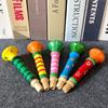 Children's Wooden Cartoon Toy Trumpet Whistle - Infant & Toddler Teaching Aid