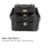 Chanel Женский черный рюкзак Duma из овчины AS2908-B08609-94305