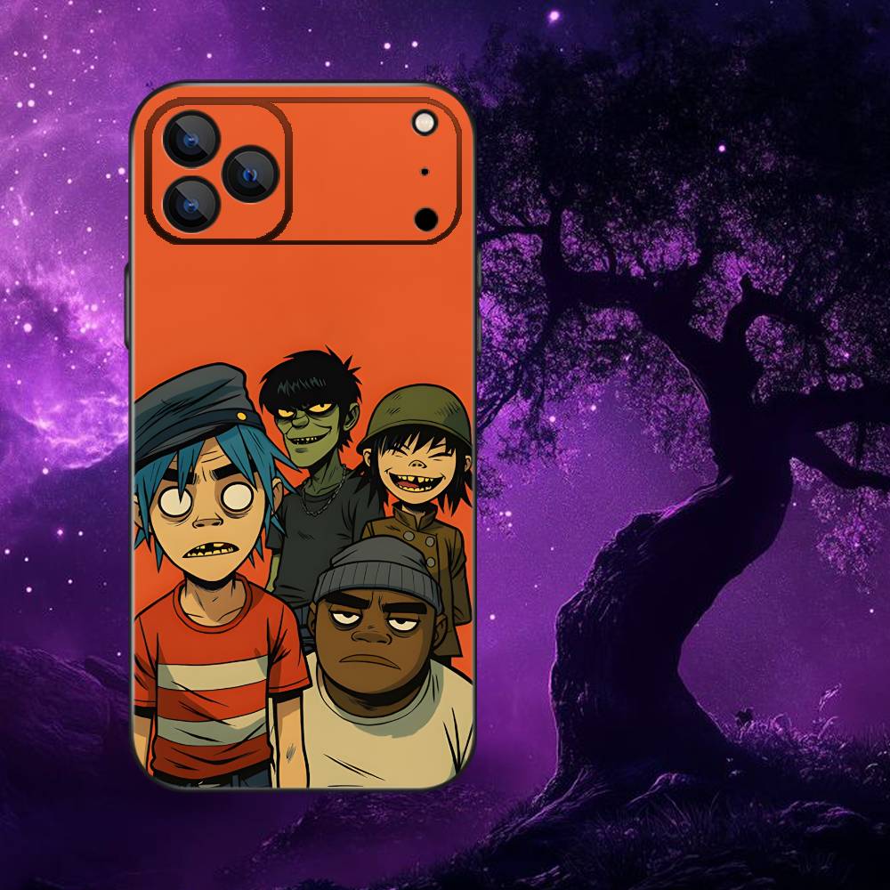 band G-Gorillaz Phone Case For iPhone 17,16,15,14,13,12,11,Pro,Max,Plus,E,Air,Mini Protective TPU Cover