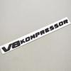3D ABS Chrome Black Car Styling V8 V6 Kompressor Logo Fender Side Sticker Badge Decals For Mercedes Benz G63 G500 S500 S680 GT BH1