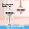 Cartoon Stroller Fan 2000mAh Portable Foldable Mini Bladeless Small Fan Electric Fan For Baby Stroller with Silicone Clip Fan